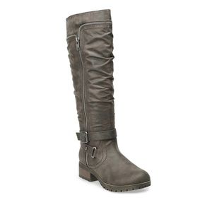 Women’s Stonecrop gray knee high boots. New in Box